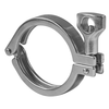 Steel & Obrien Sch 5 Tri-Clamp (For Pipe Size Ferrules) - 304SS 13MHHV-2.5-304